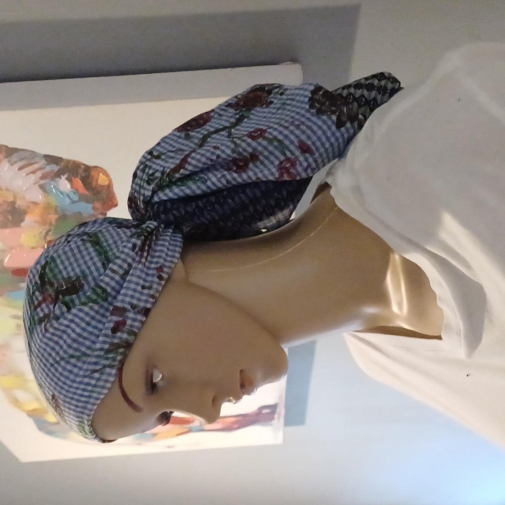 🔥🔥🔥Anthropologie amet & ladoue wrap sarong scarf birds gingham 78 × 28